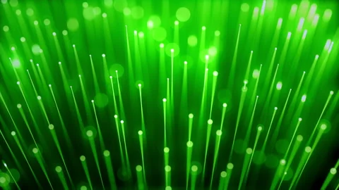Fiber Optics. Bunch of Colored Optical Fibres With Bokeh. Blur With DOF. LOOP. Stock Footage 122751149