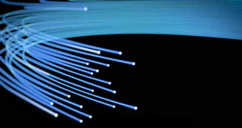 Fiber optics closeup Video stock 229785833