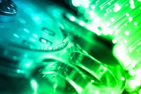 Fiber optics Foto stock