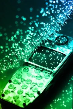 Fiber optics Foto stock