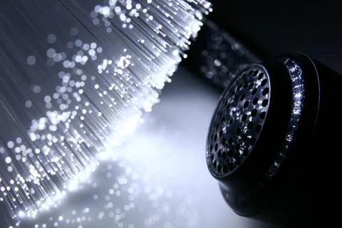 Fiber optics Foto stock