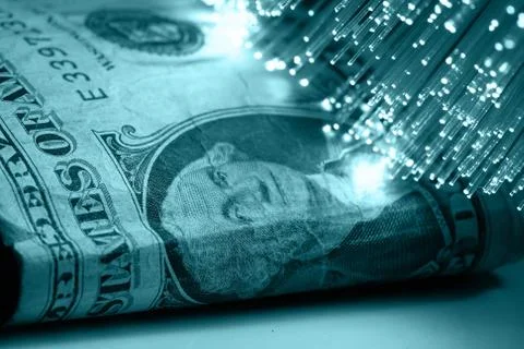 Fiber optics Foto stock