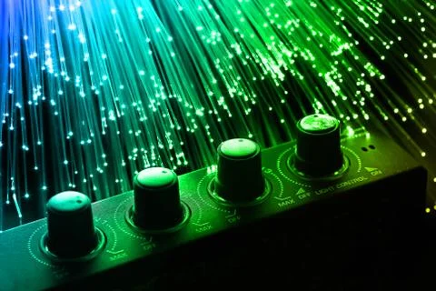Fiber optics Foto stock