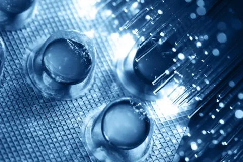 Fiber optics Foto stock