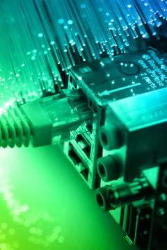 Fiber optics Stock Photos