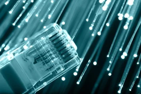 Fiber optics Foto stock