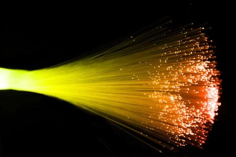Fiber optics Foto stock