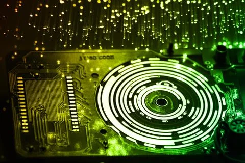 Fiber optics Foto stock