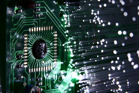 Fiber optics Stockfoto's