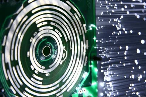 Fiber optics Foto stock