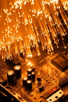 Fiber optics Stock Photos