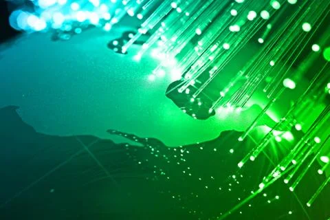 Fiber optics Foto stock