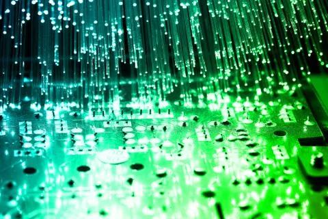 Fiber optics Stock Photos