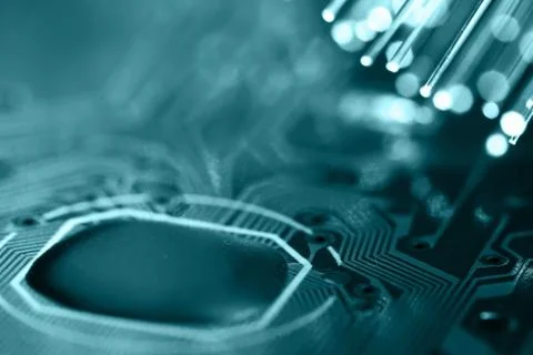 Fiber optics Foto stock