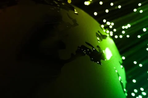 Fiber optics Foto stock