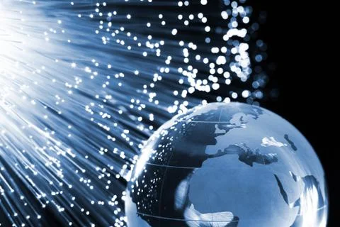 Fiber optics Foto stock