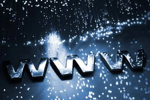 Fiber optics Foto stock