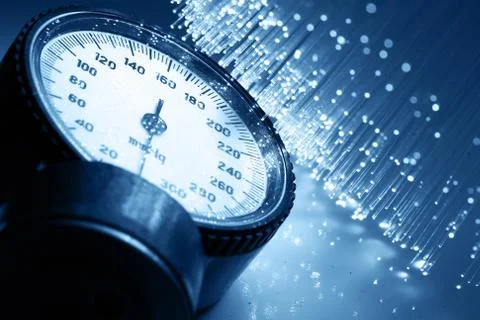 Fiber optics Foto stock