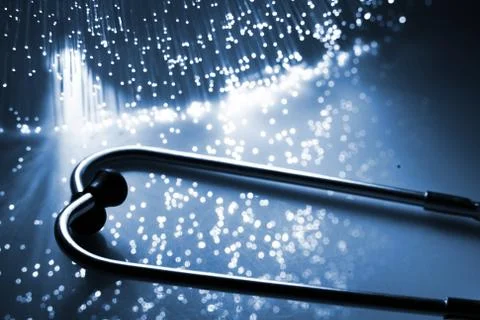 Fiber optics Foto stock