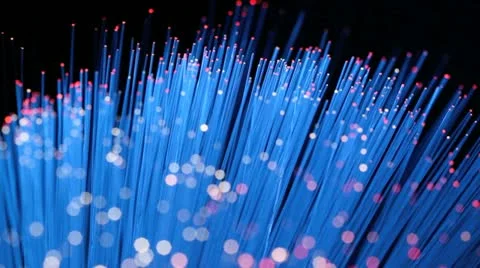 Fiber optics strands Vidéo 11487301