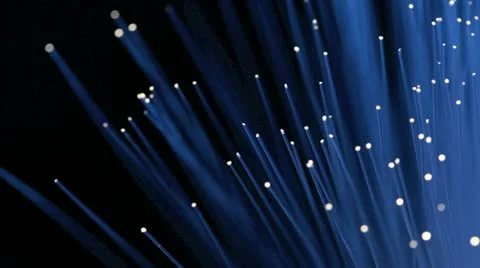Fiber optics strands Stockbeeldmateriaal 11487396