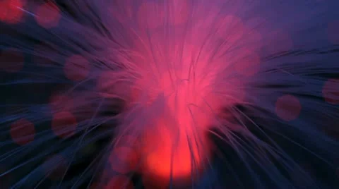 Fiber optics strands Stock Footage 11487524