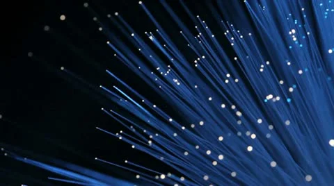 Fiber optics strands Stock Footage 11487576
