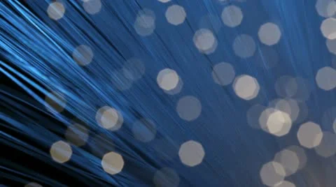 Fiber optics strands Stockbeeldmateriaal 11488084