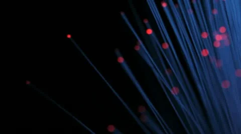 Fiber optics strands Vídeos de archivo 11488152