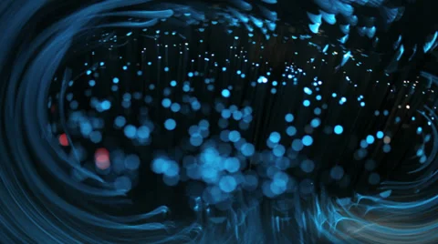 Fiber optics strands Stock Footage 34331626