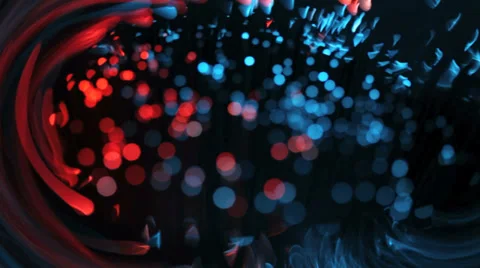 Fiber optics strands Stock Footage 34331905