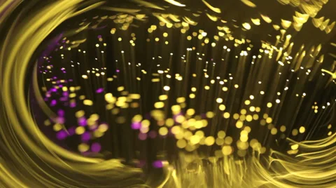 Fiber optics strands Stock Footage 34331996
