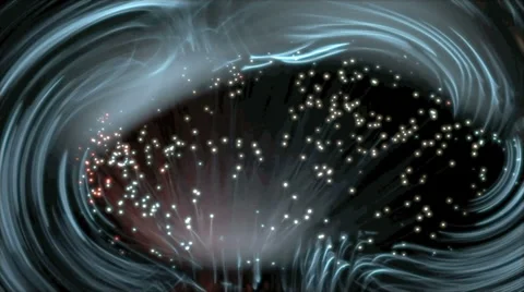 Fiber optics strands Stock Footage 34332723