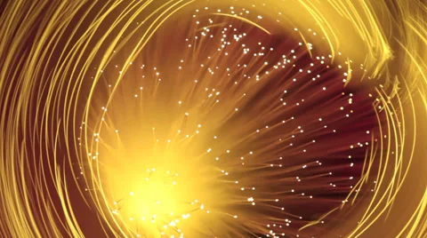 Fiber optics strands Stock Footage 34333579