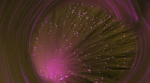 Fiber optics strands Stock Footage 34333667