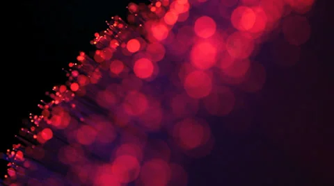 Fiber optics strands Stock Footage 34334512