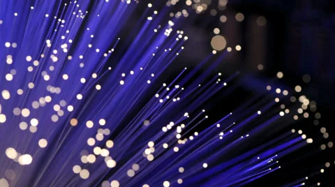 Fiber optics strands Stock Footage 34336389