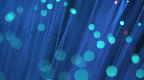 Fiber optics strands Stock Footage 34337343