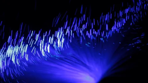 Fiber optics strands Stock Footage 34408166