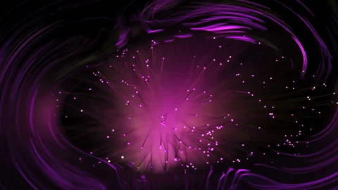 Fiber optics strands Stock Footage 132718821