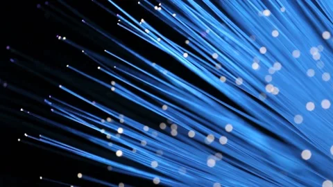 Fiber optics strands Stock Footage 132720731