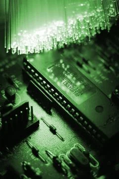 Fiber otical Stock Photos