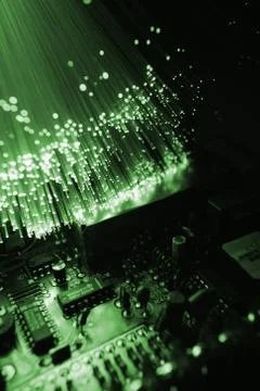 Fiber otical Stock Photos