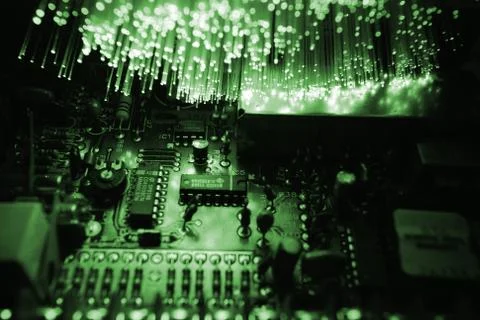 Fiber otical Stock Photos