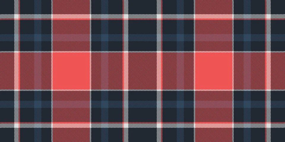 Fiber pattern fabric tartan, pop background textile plaid. Us check vector .. Stock Illustration