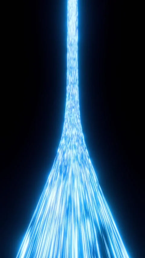 Fiberglass data transfer, Bits and byte, virtual reality, digital. Stock Footage 326319905