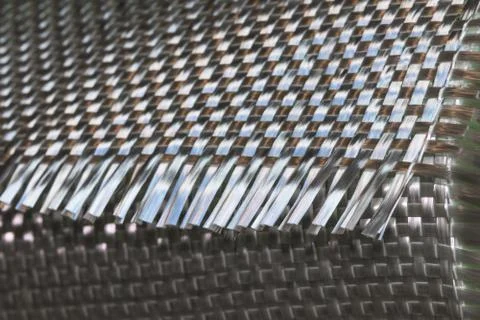 Fiberglass fabric composite roll material Stock Photos