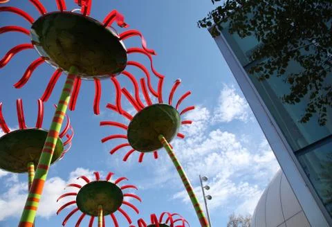 Fiberglass flower Stock Photos