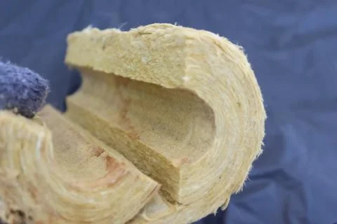 Fiberglass insulation Foto stock