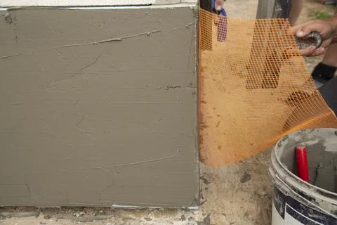 Fiberglass mesh Stock Photos